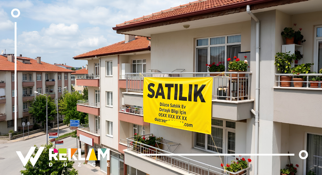 Düzce Satılık ve Kiralık Afiş Baskısında Dikkat Çekici Detaylar