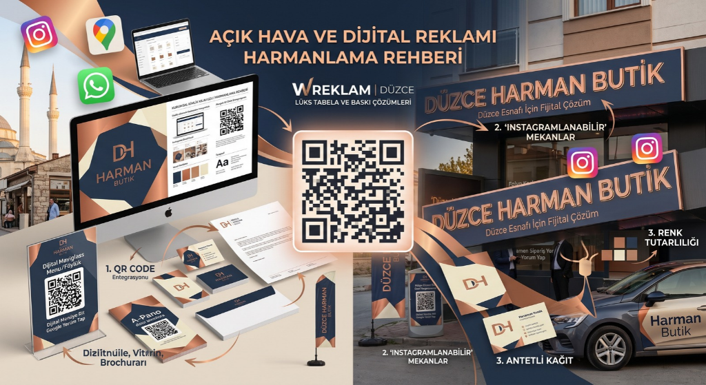 Düzce Esnafı İçin Dijital ve Fiziksel Reklamı Harmanlama Rehberi